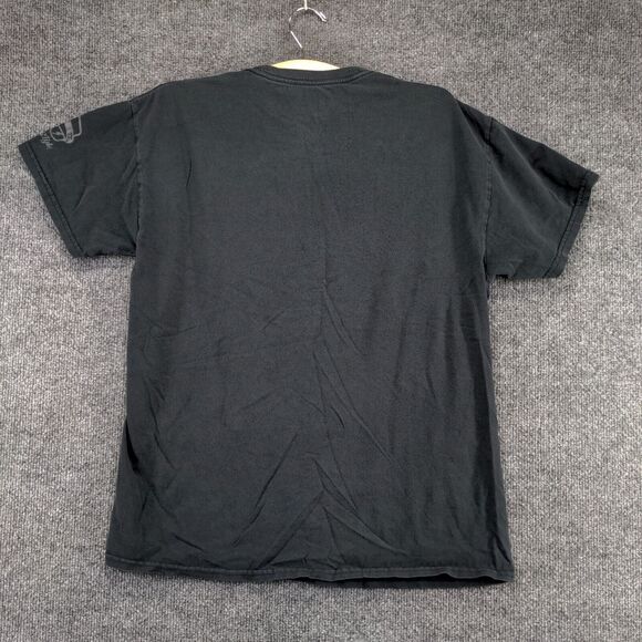 ACDC Men's Rock & Roll T-Shirt Black Medium Short Sleeve The Who KISS Pink Floyd - Picture 5 of 12